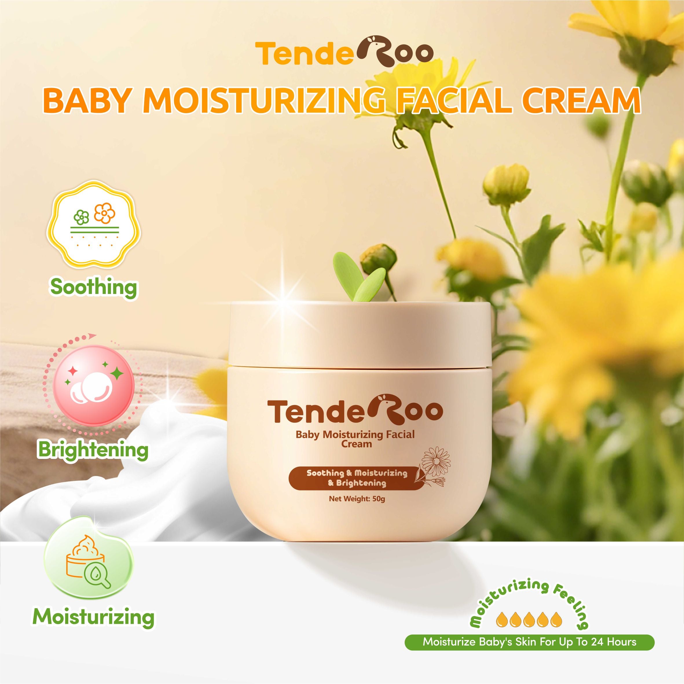 Tenderoo Baby Moisturizing Facial Cream