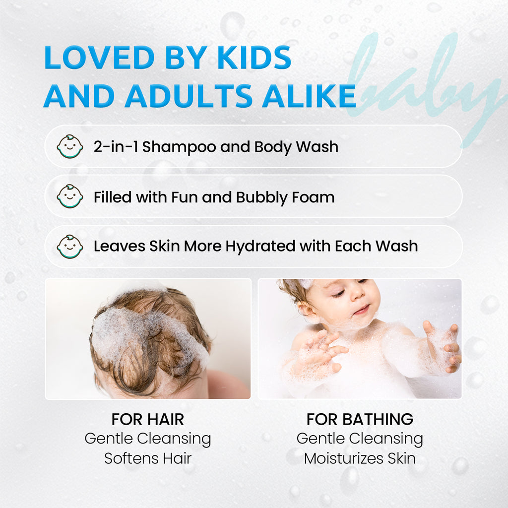 Tenderoo Baby Rice Essence Shampoo And Body Wash 2 in 1