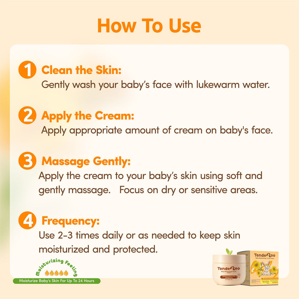 Tenderoo Baby Moisturizing Facial Cream