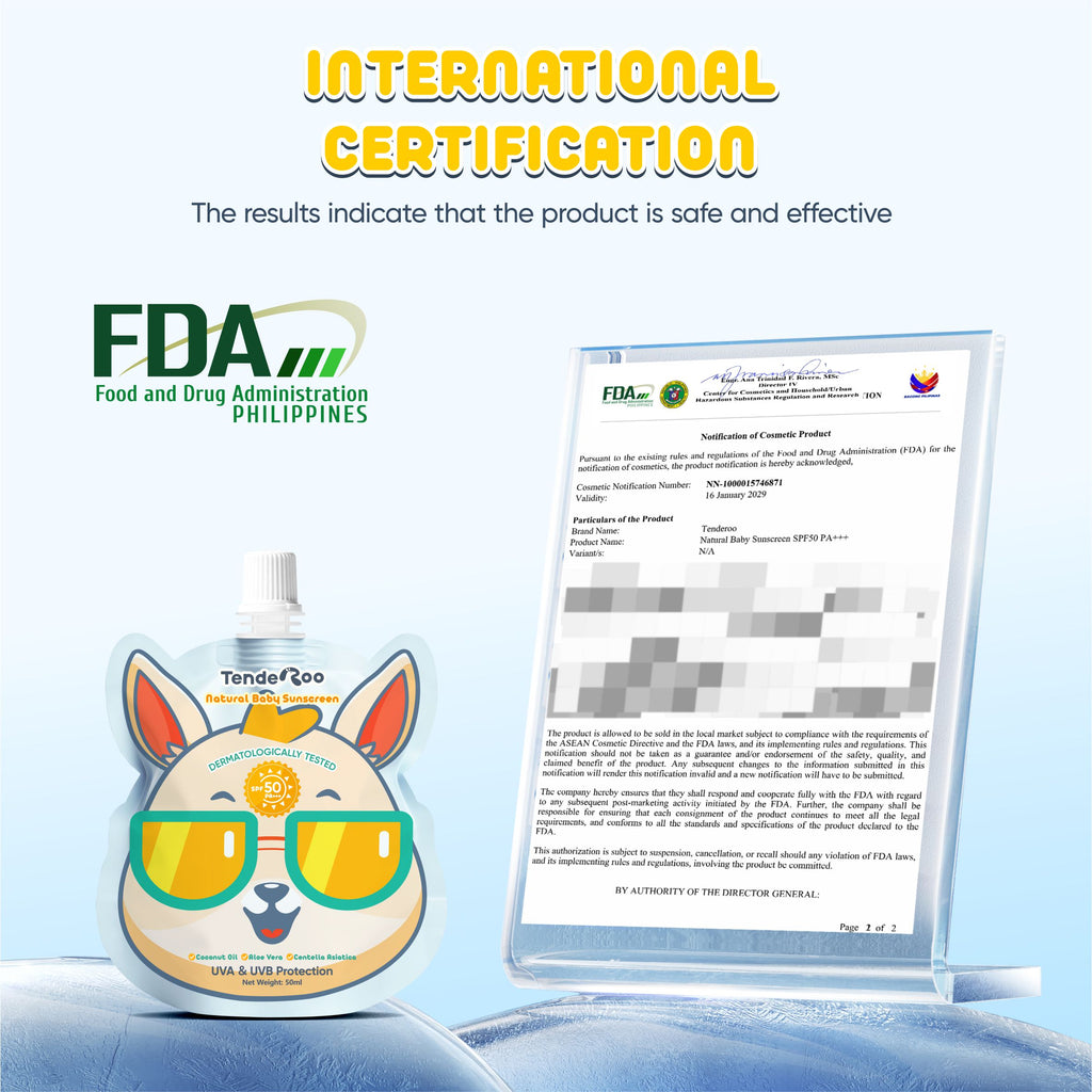 Tenderoo Natural Baby Sunscreen SPF50 PA+++