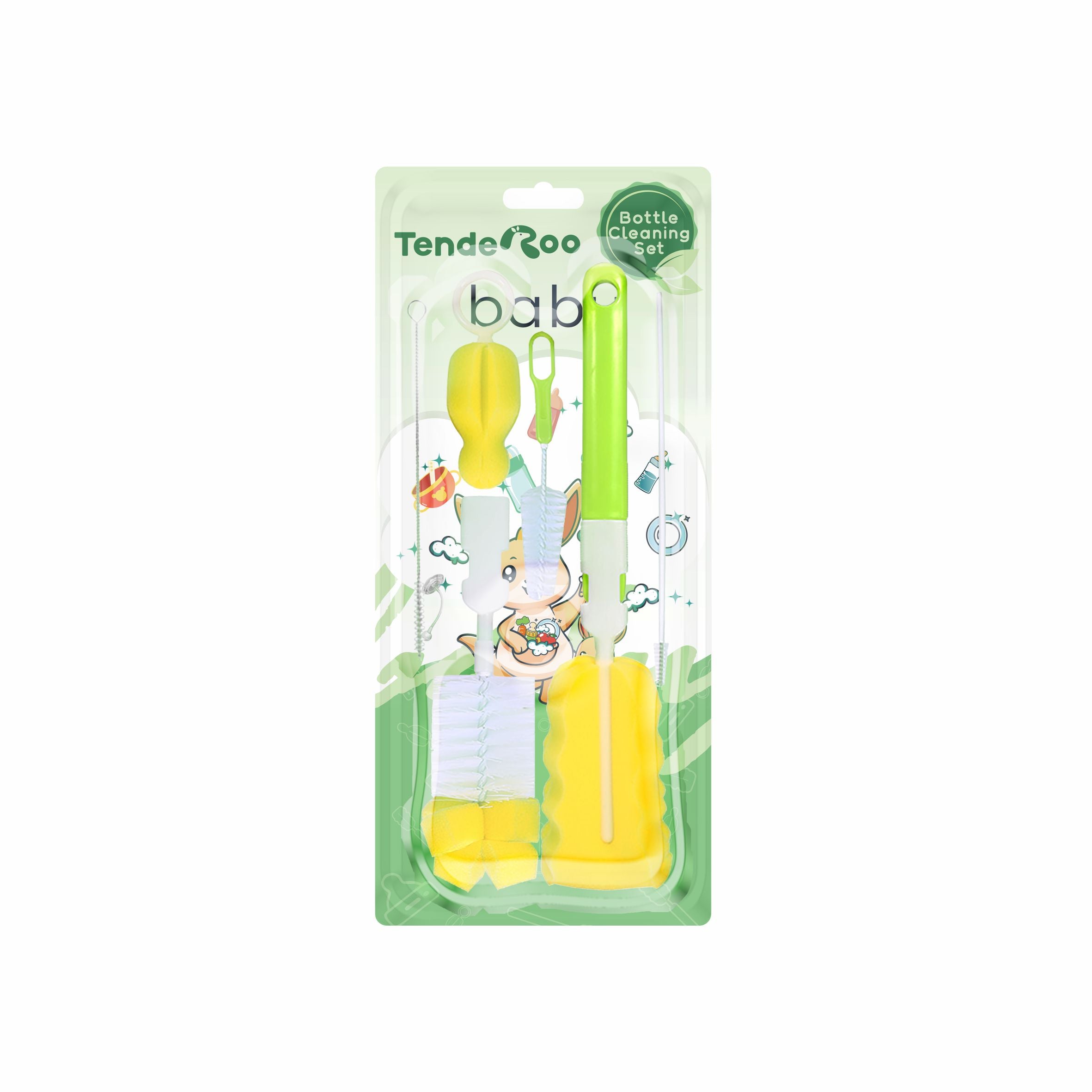 Tenderoo Baby Bottle Sponge Brush Head