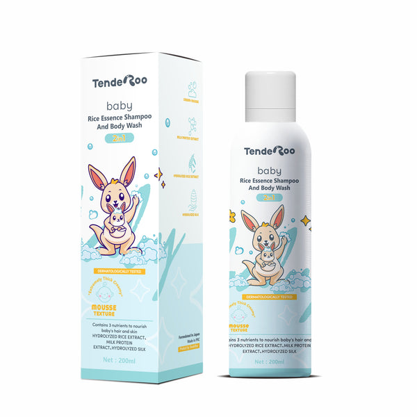 Tenderoo Baby Rice Essence Shampoo And Body Wash 2 in 1